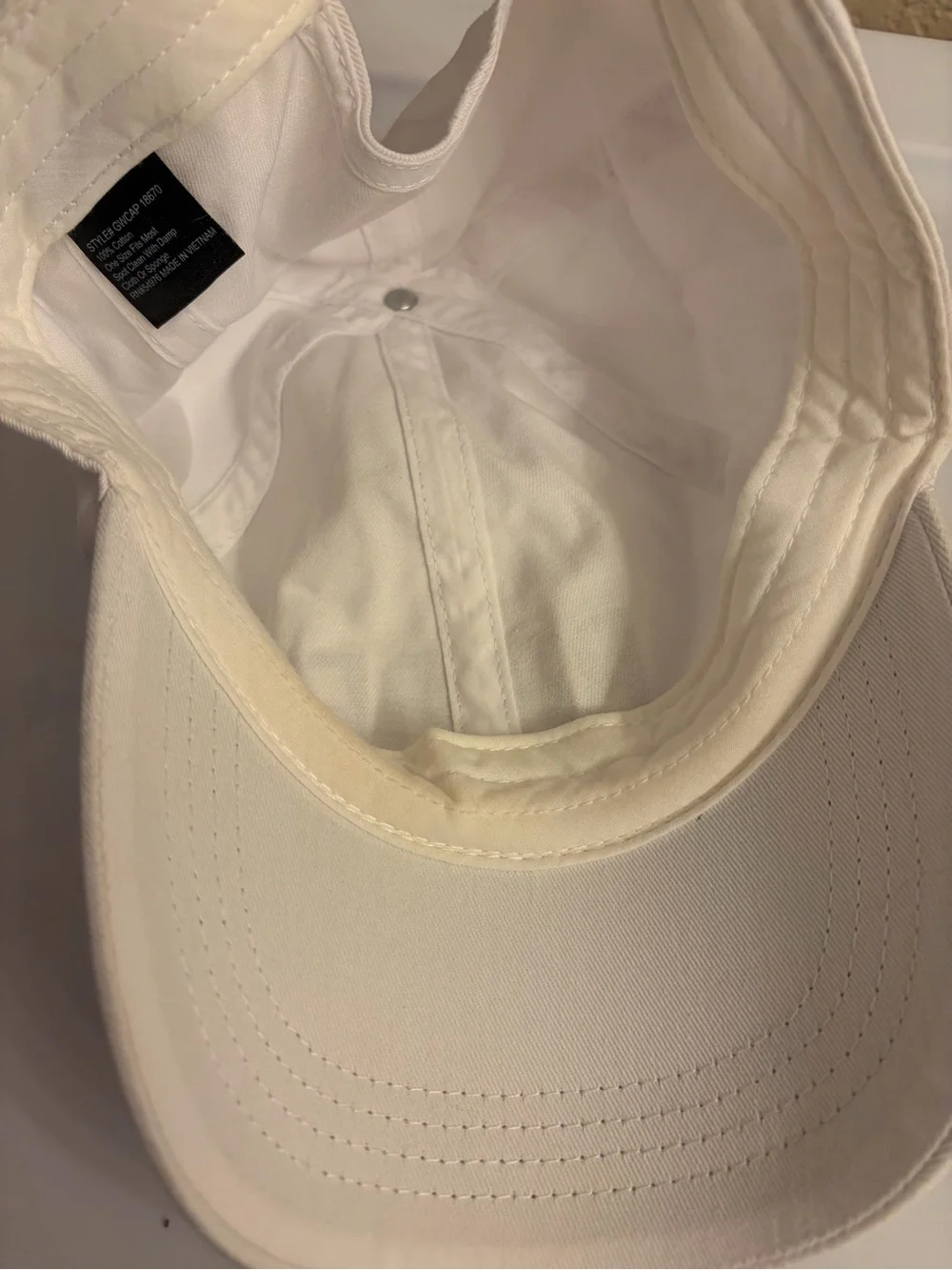 Bride Embellished White Baseball Cap